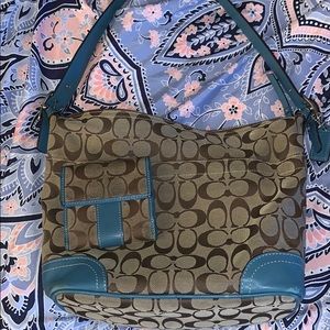 Coach purse and matching wallet